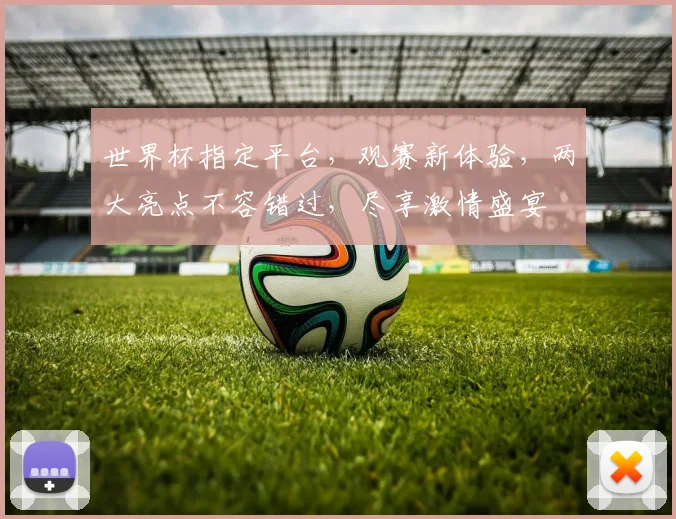 世界杯指定平台，观赛新体验，两大亮点不容错过，尽享激情盛宴